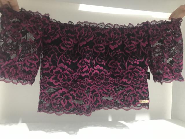 Top renda rosa - Foto 3
