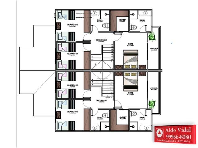ARV 91 Duplex 3 Qrtos, Médio Padrão, Área gourmet com Churrasqueira, Amplo Quintal, Morada - Foto 16