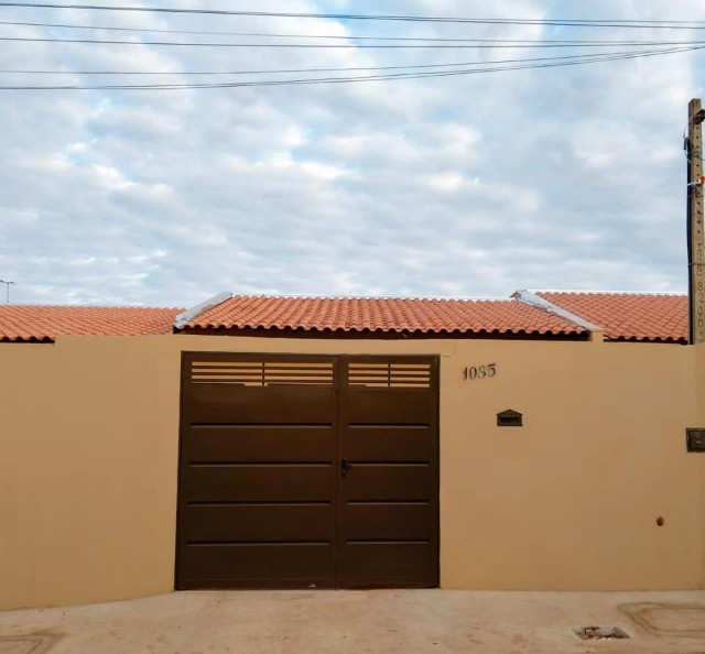 Casa nova em Serrana/SP, no Parque São José, podendo ser financiada