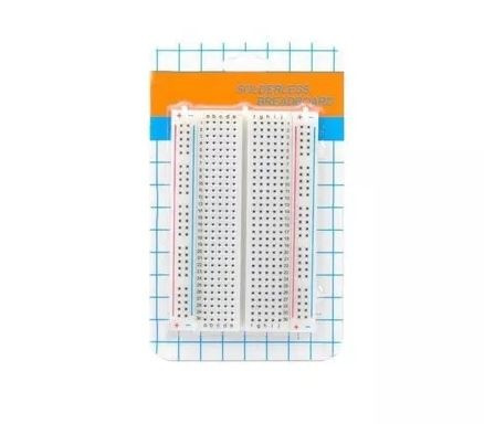 Protoboard 400 Furos Arduino Pic Raspberry Pi Esp Esp8266 Robotica COD-CP6  - Foto 3