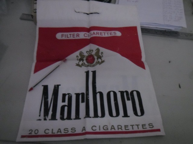 marlboro embalagem metálica sacola plástica coleção hobbie - Foto 2