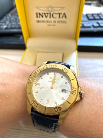 relogio invicta original ouro 18k preço
