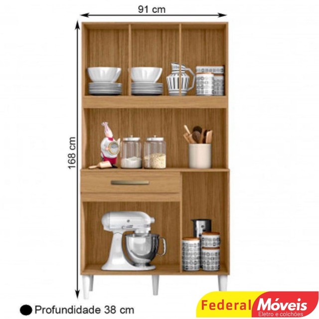 Armário de cozinha compacta Cléo novo na caixa -entregamos - Foto 2