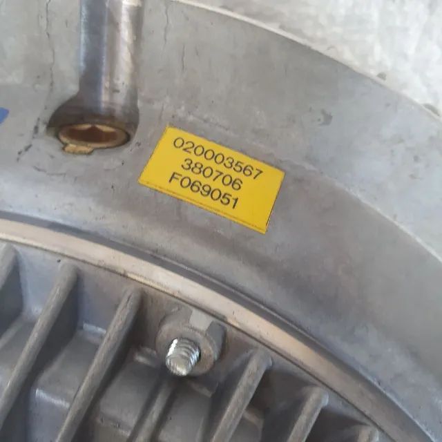 John deere 1470D 1270D 1710D polia embreagem viscosa eletroventilador original f069051 - Foto 2