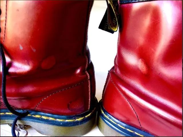 Bota Doc Martens Cherry/silvergold - Helmut Lang Concept - Foto 5