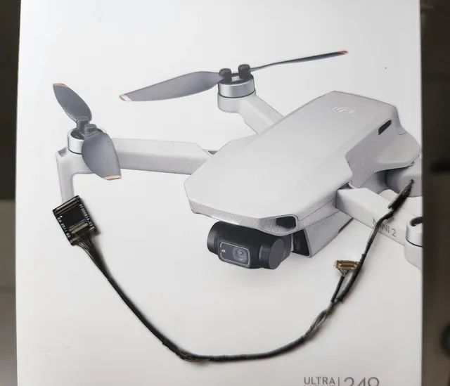 Cabo Ptz Video Para Câmera Do Drone Dji Mavic Mini 2 Flat / NOVO - Foto 2