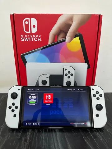 Nintendo Switch Oled + 10 Jogos Desbloqueado