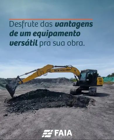 Locação de Escavadeira Hidraulica 