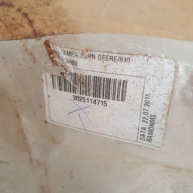 John deere caterpillar New holand tampa sistema entrada de ar nova original * - Foto 4