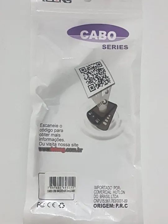 200 UND Cabos USB V3 LE-801 para transmissão de dados e recarga - Foto 5