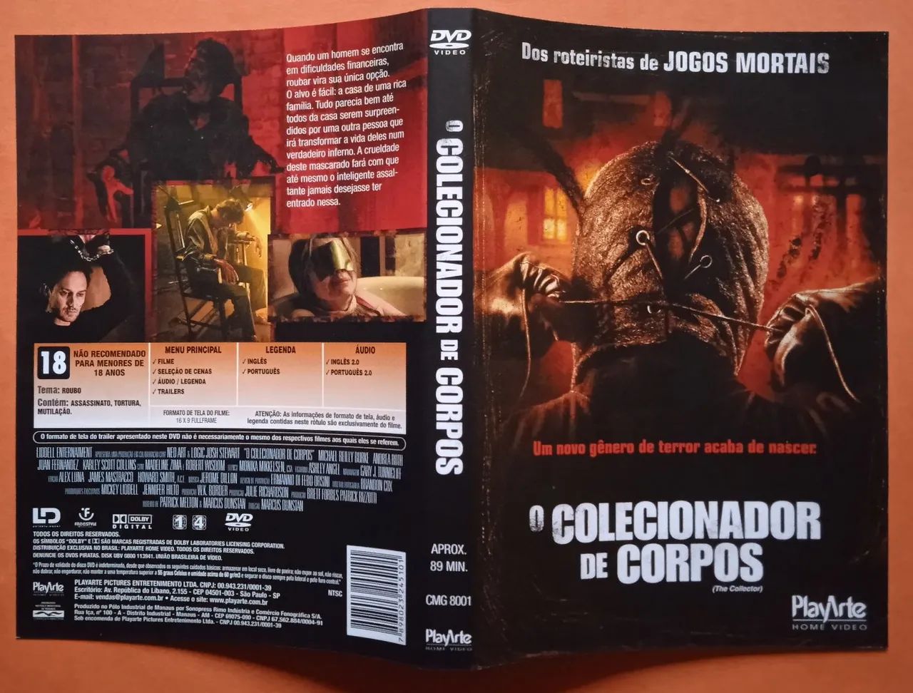 Dvd O Colecionador de Corpos 1 e 2 - Foto 3