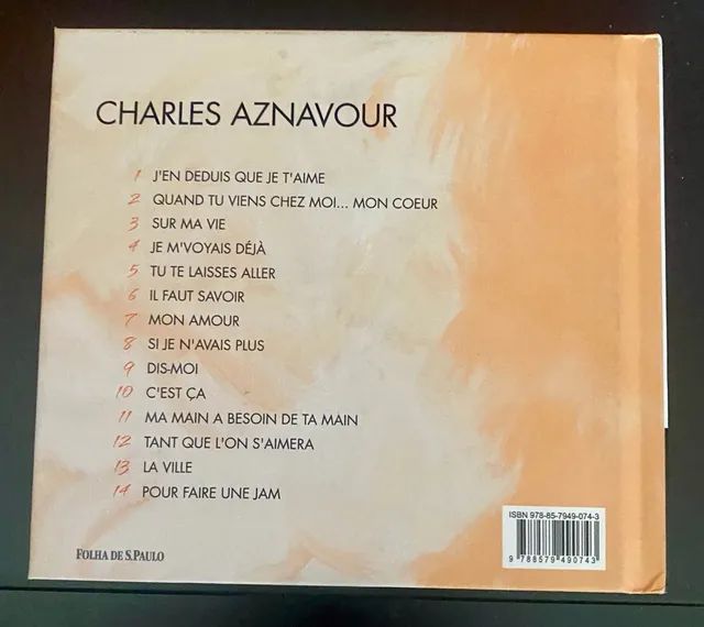 2 CDs grandes Vozes da Folha (Frank Sinatra e Charles Aznavour)  - Foto 5