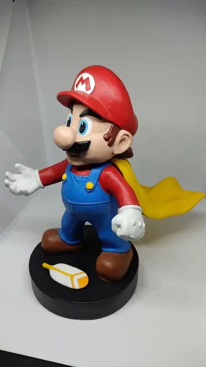 Action Figure Boneco Super Mario Capa Edição Limitada - Foto 2