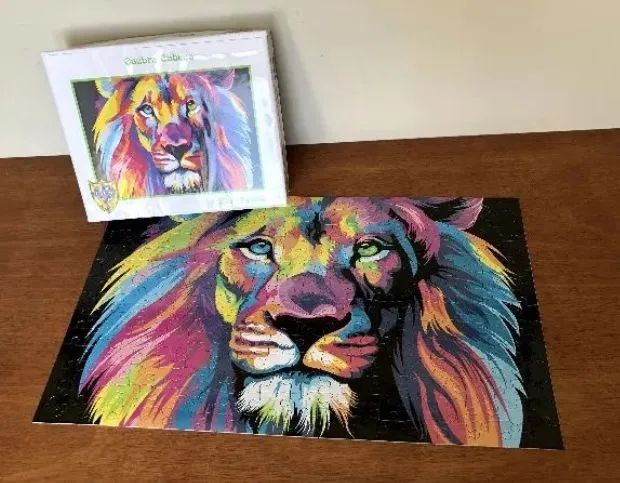 Quebra-cabeça leão CAEDI