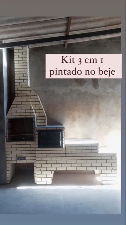 FOGÃO A LENHA 3em1