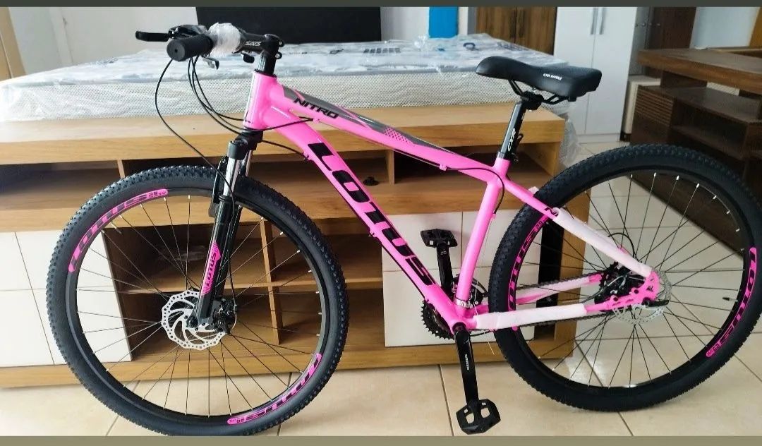 Bicicleta aro 29 lótus rosa 