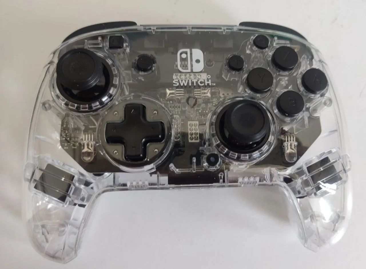 Controle transparente para Nintendo Switch