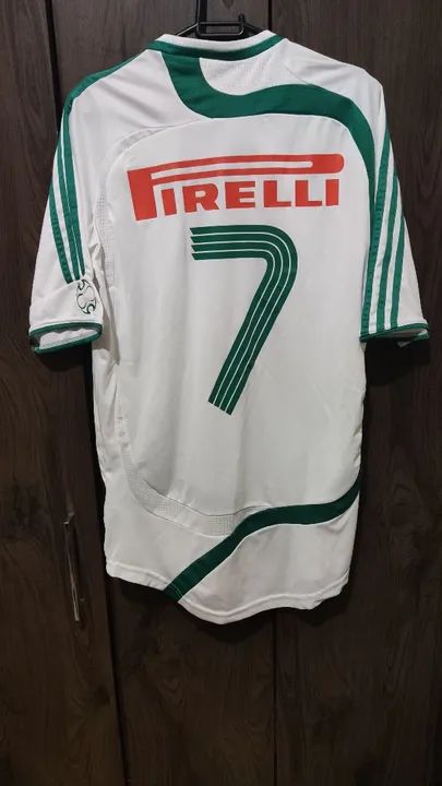 CAMISA DO PALMEIRAS ADIDAS ANTIGA ANO 2007 ORIGINAL ADIDAS TAMANHO PP ADULTO - Foto 3
