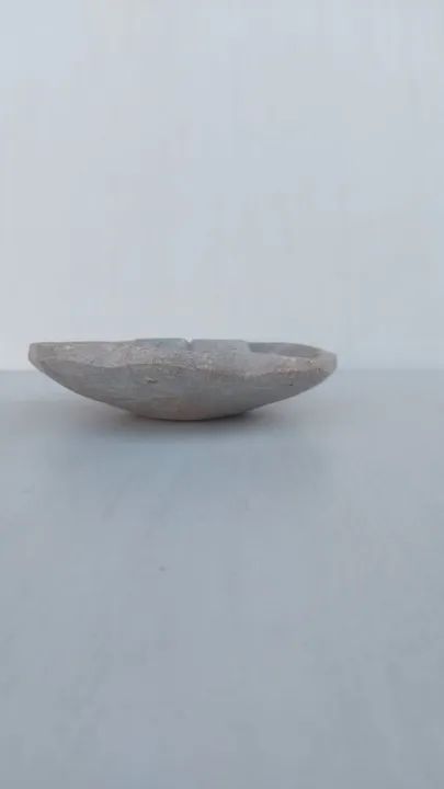 Concha para água benta em pedra sabão  - Foto 2