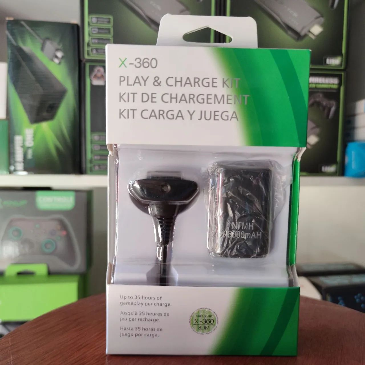 Kit bateria para controle Xbox 360