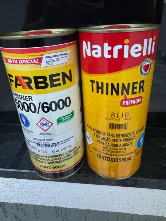 Thinner 5000/6000 e Thinner Premium 8116 - 900ml