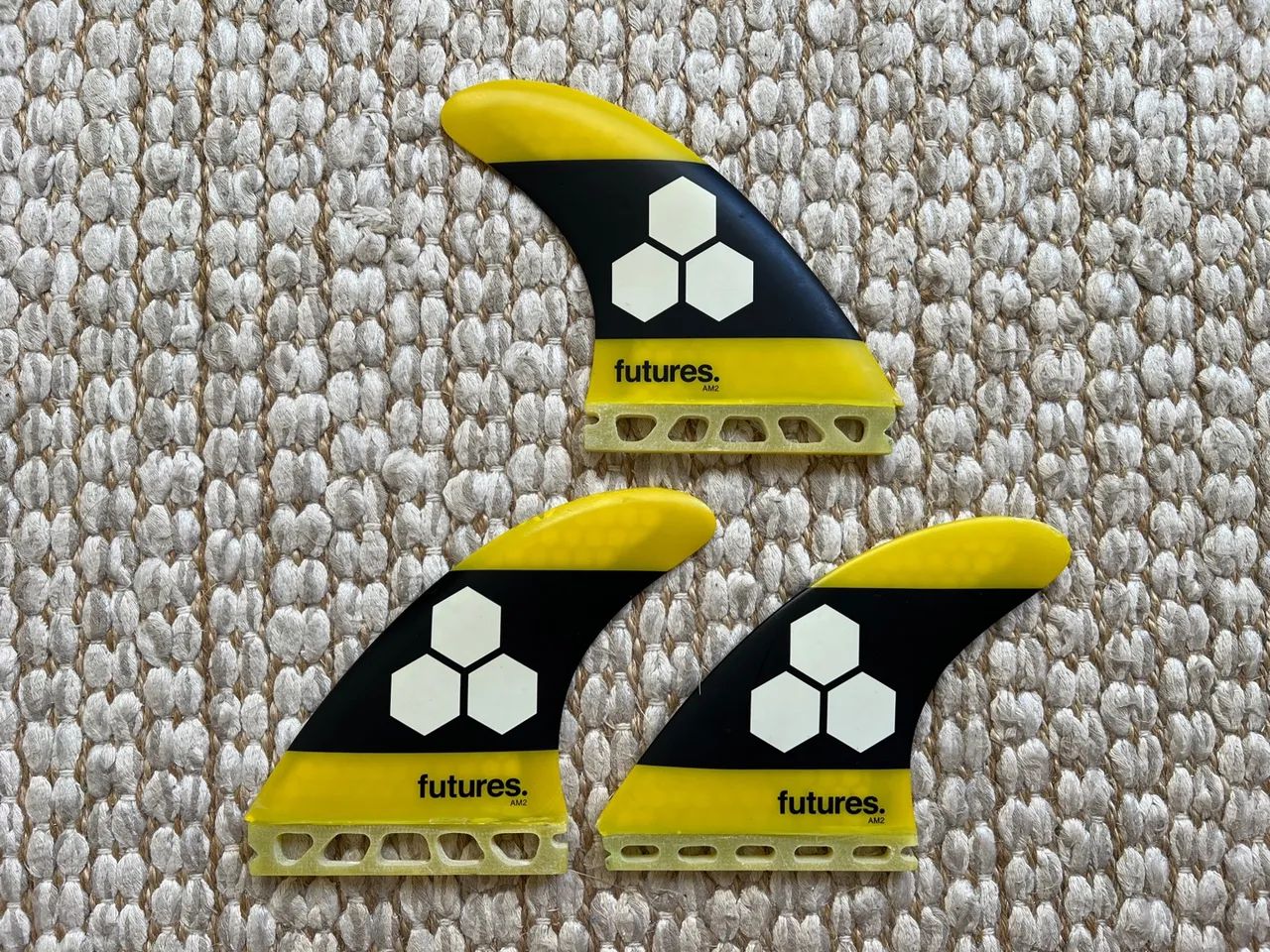 3 quilhas surfe Futures Fins AM-2 