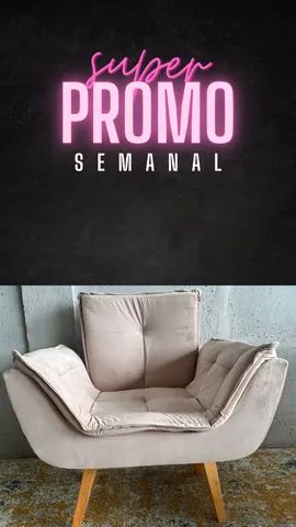 Poltrona Opala muito confortavel e elegante com entrega imediata