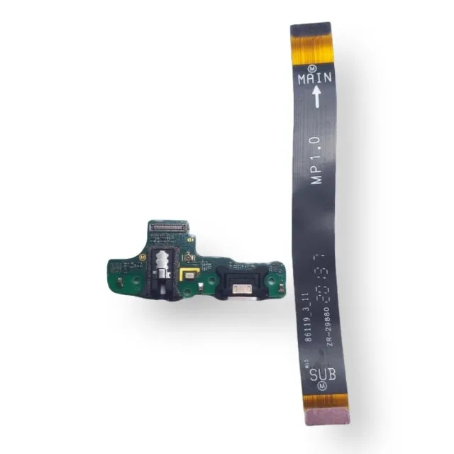 Placa De Carga Sub + Cabo Flex Main Para Galaxy A20s M14 M15
