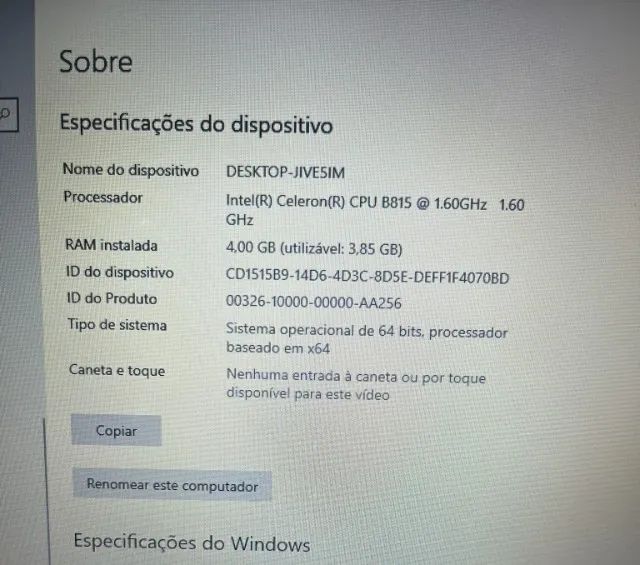 Notebook Acer Aspire 4349/ 1TB de HD e 4GB de RAM/ Intel Cel. 1.6ghz - Foto 4