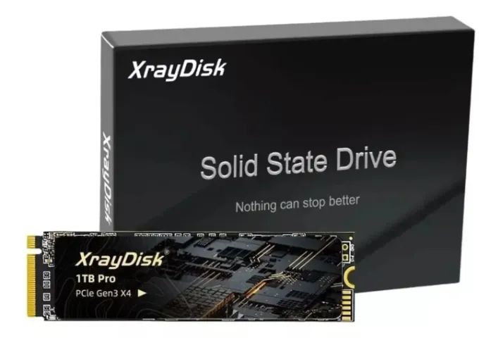 Ssd XrayDisk Nvme Pro 3500 Mb/s M.2 2280 1tb M2 Pcie 3.0x4 PS5 Pc + Dissipador De Calor Es