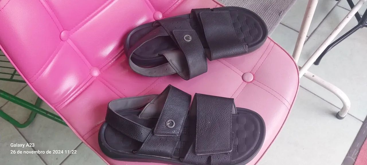Sandália Masculina Preta