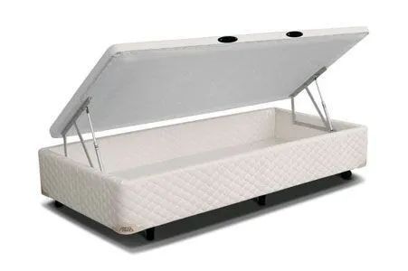 Cama solteiro box baú  12 x R$ 48.00