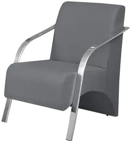 Poltronas para Recepção com Braço Cromado65578332706307121