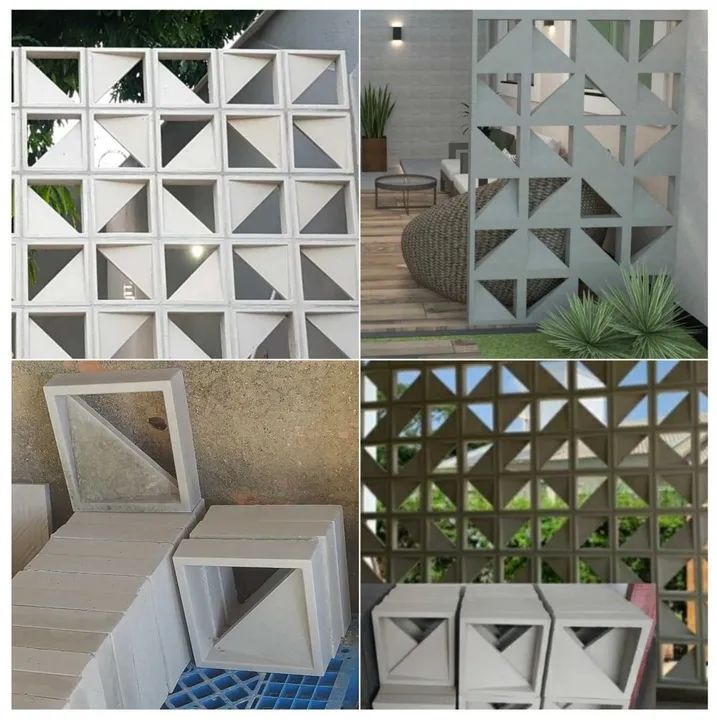 Cobogó triangular 30 x 30  - Foto 6