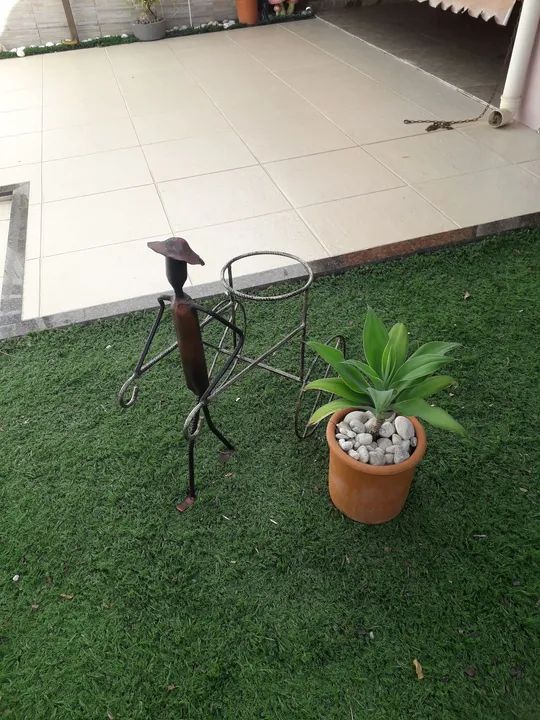 Decoração de Jardim em Ferro - Estilo Rústico