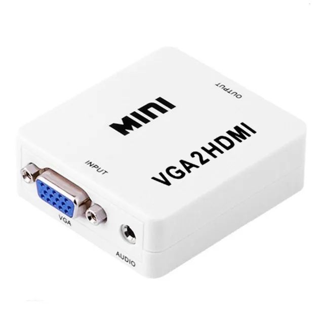 Mini Conversor Hdmi Vga Rca Audio Vídeo - Foto 3