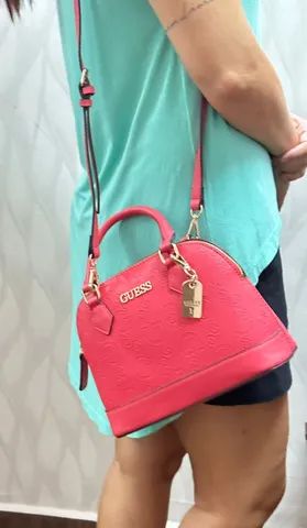 Bolsa Guess Everlee Mini Top Crossbody - Foto 6