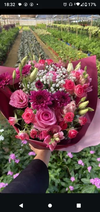 Buquê de flores de corte