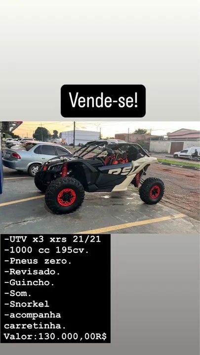 UTV can am maverick  x3