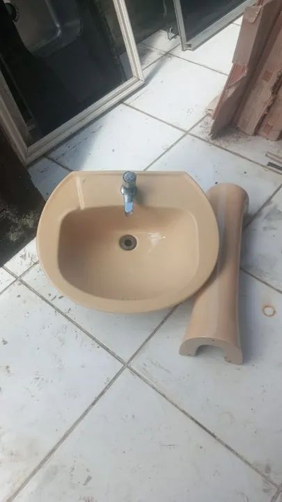 pia de louça com coluna. Negociável!