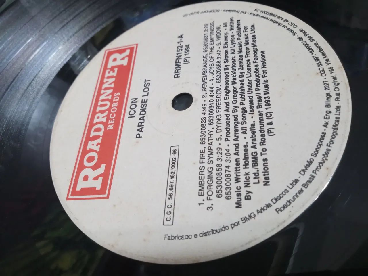 LP Paradise Lost Icon 1994 Roadrunner  - Foto 5