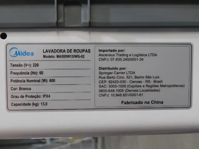 Lavadora de Roupa 220V Midea - MA500W13 - Foto 4