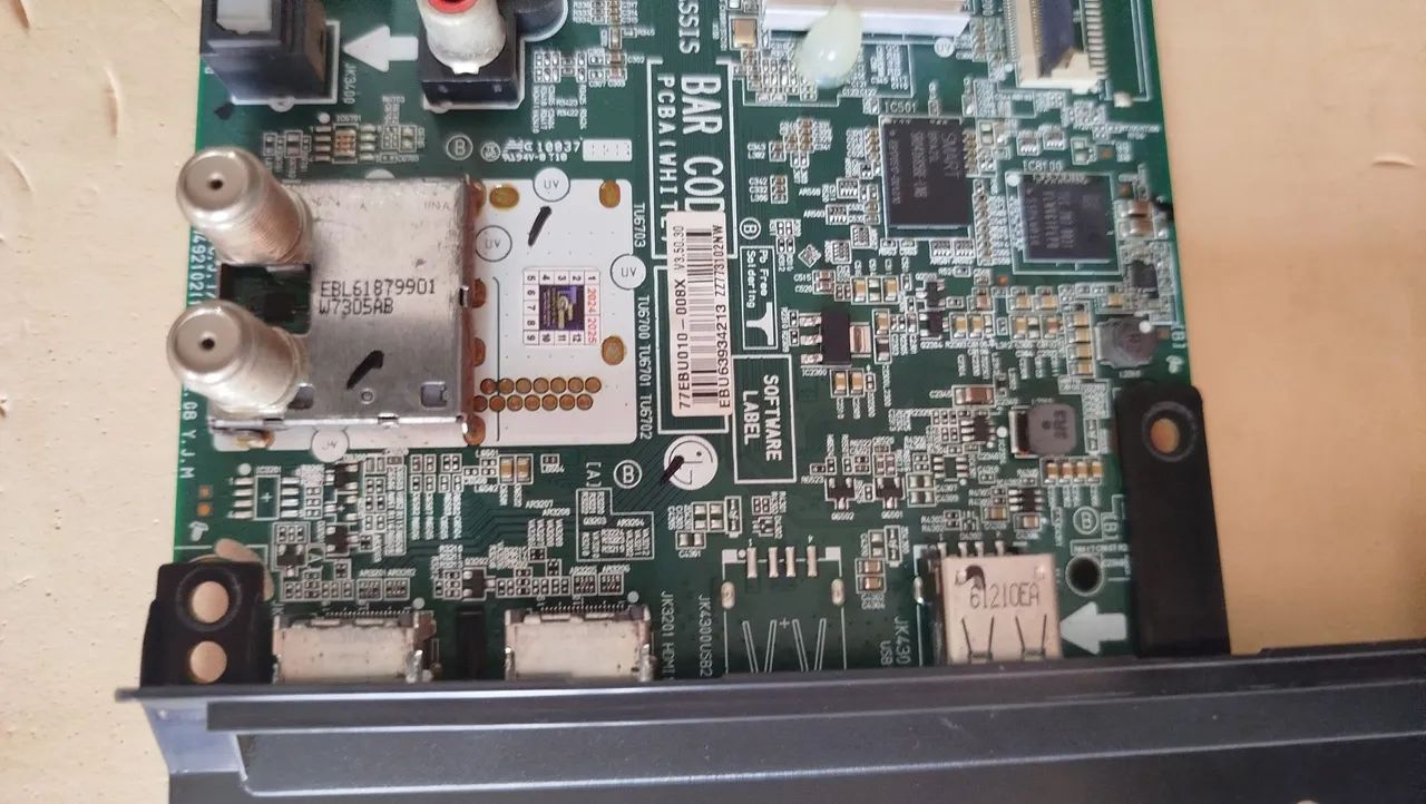 Placa mãe da TV LG 49LJ5500 testada funcionando  - Foto 4