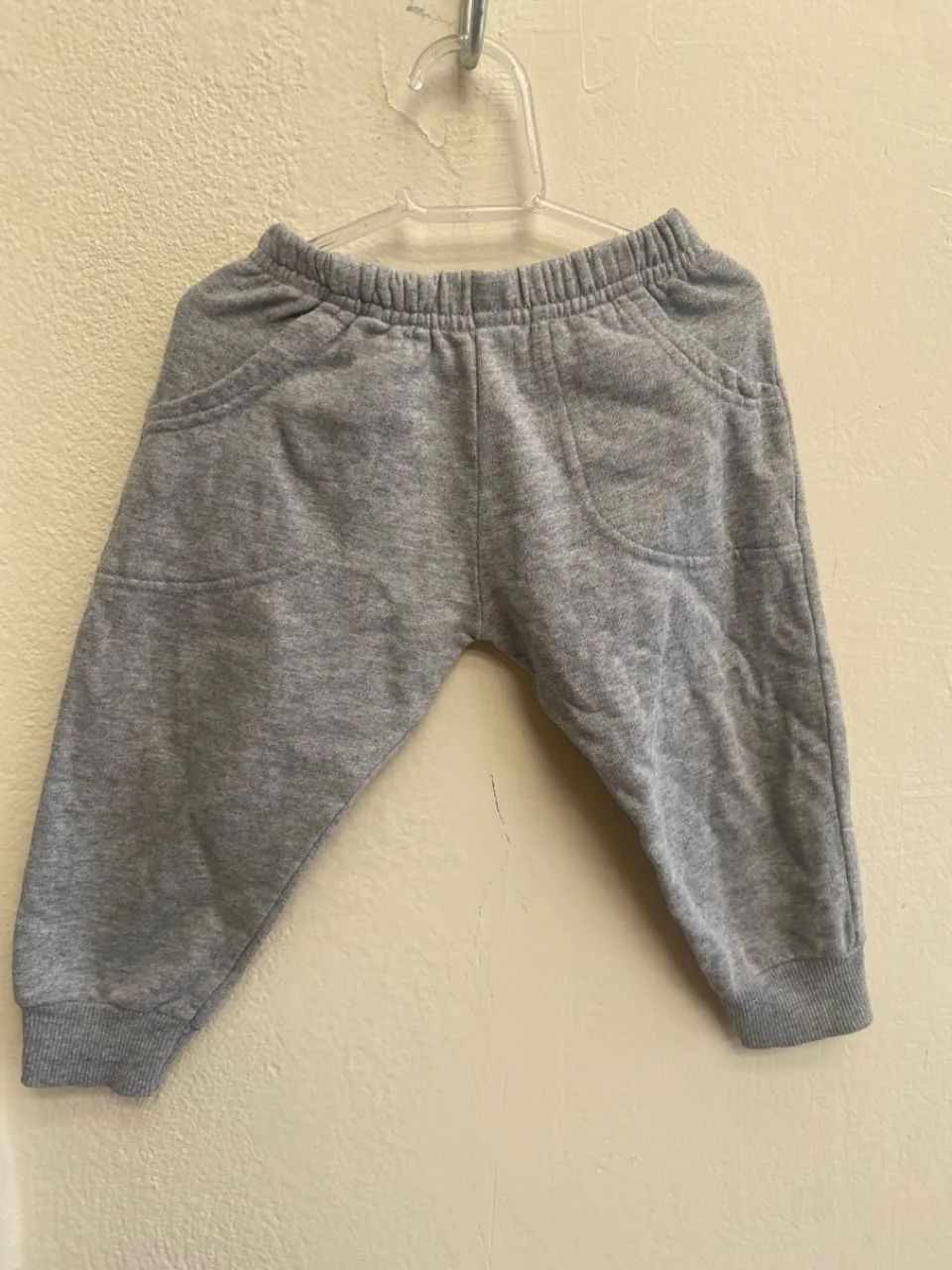 Calça de Moletom Cinza Infantil - Foto 3