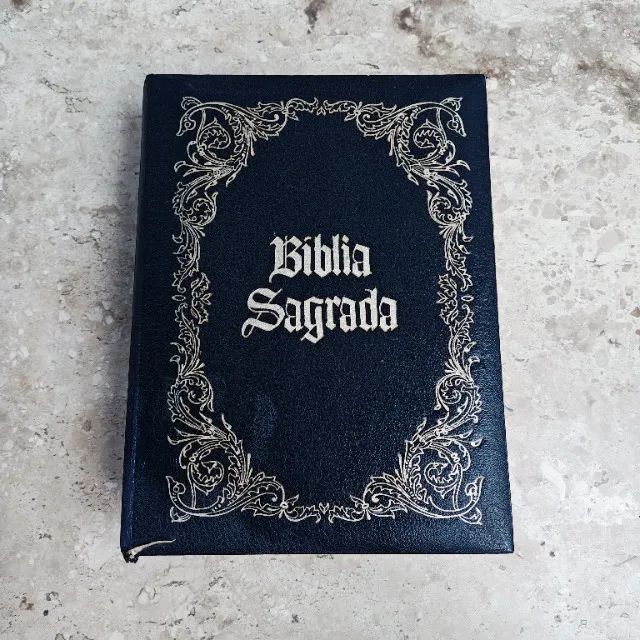 Raridade p Colecionadores Bíblia Sagrada Ilustrada Paumape Edição Antiga 22x28cm