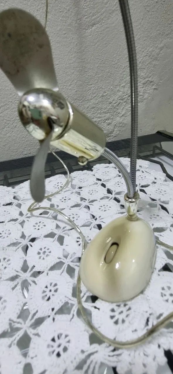 Luminária com led e ventilador - Foto 4