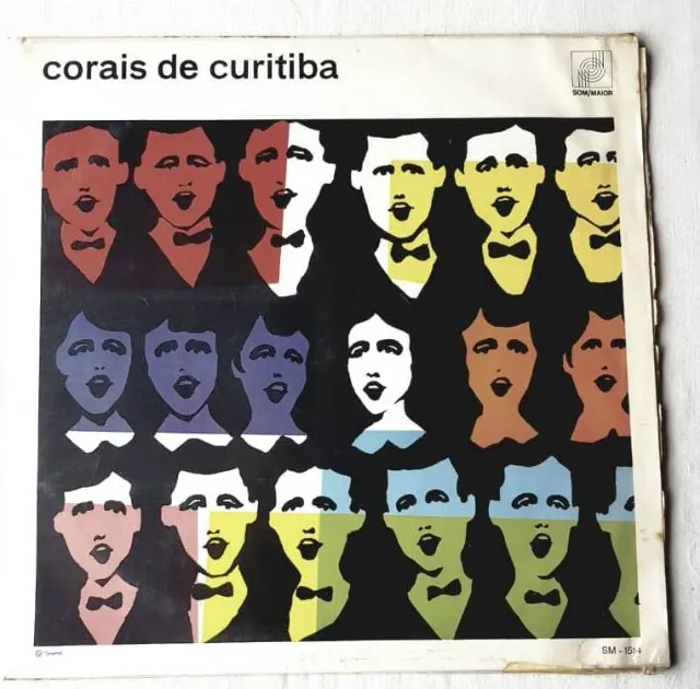 LP Disco Vinil - Corais de Curitiba - Regente Mário Garau - Anos 60