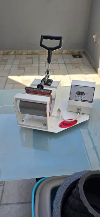 Kit Prensa Térmica + Canecas para Sublimação - Foto 2