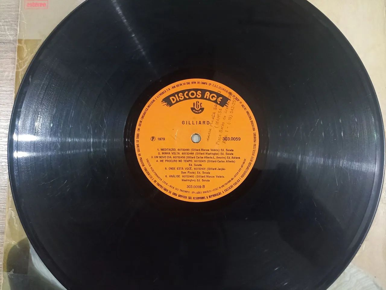 LP vinil Gilliard, Aquela nuvem (1979) - Foto 3