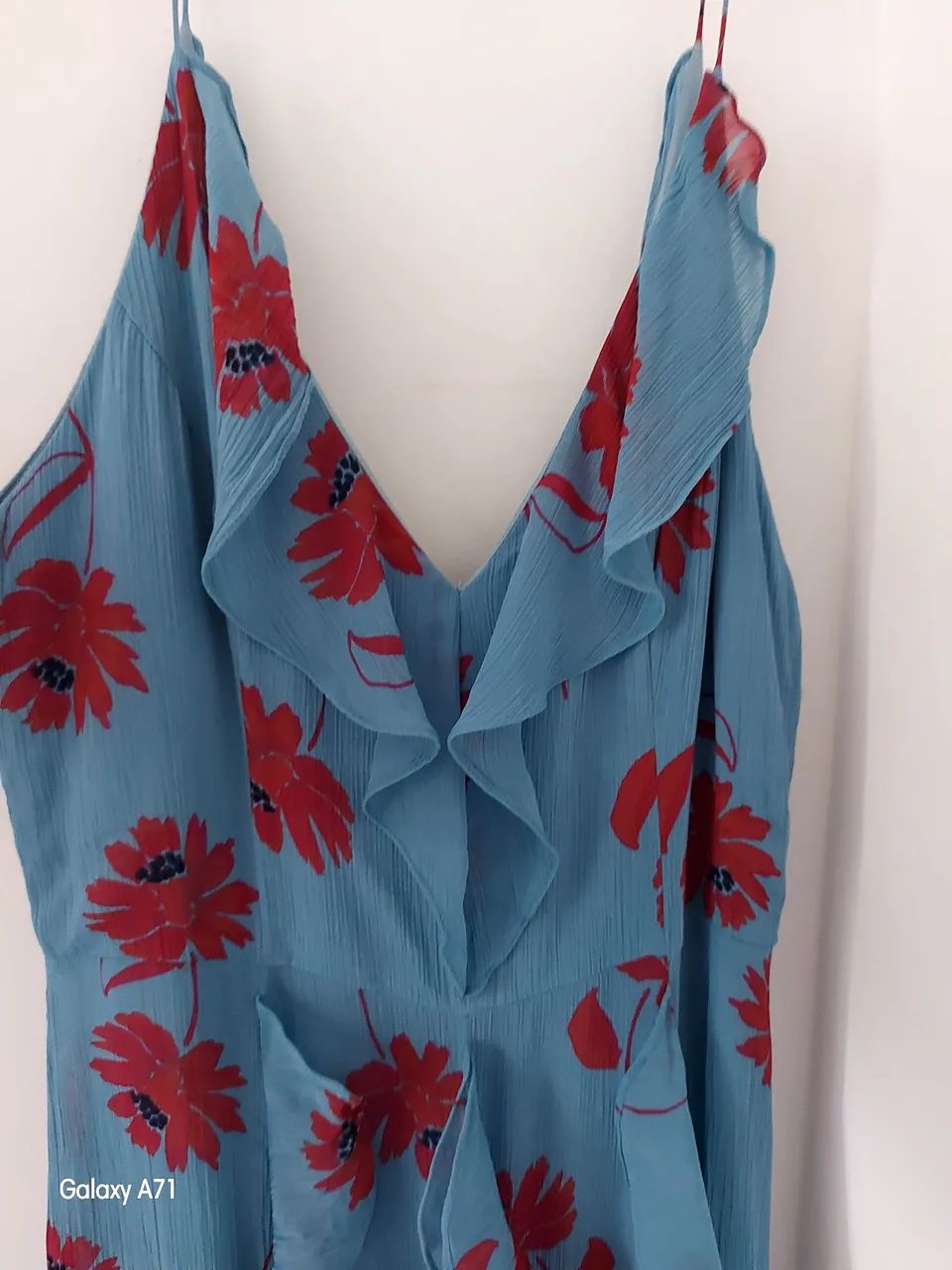 Vestido Longo Azul Floral - Maria Filó - Foto 4
